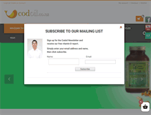 Tablet Screenshot of codoil.co.nz